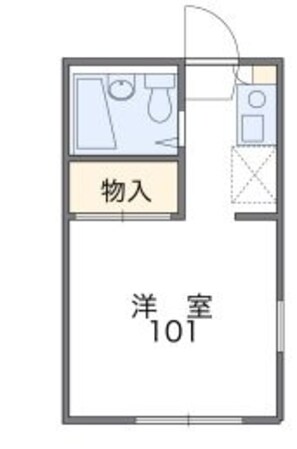 レオパレス玉美第２の物件間取画像